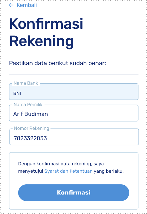 Bagaimana Cara Saya Menyambungkan Nomor Rekening Atau Akun E Money